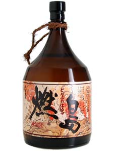 燃島 芋焼酎 25度 1800ml